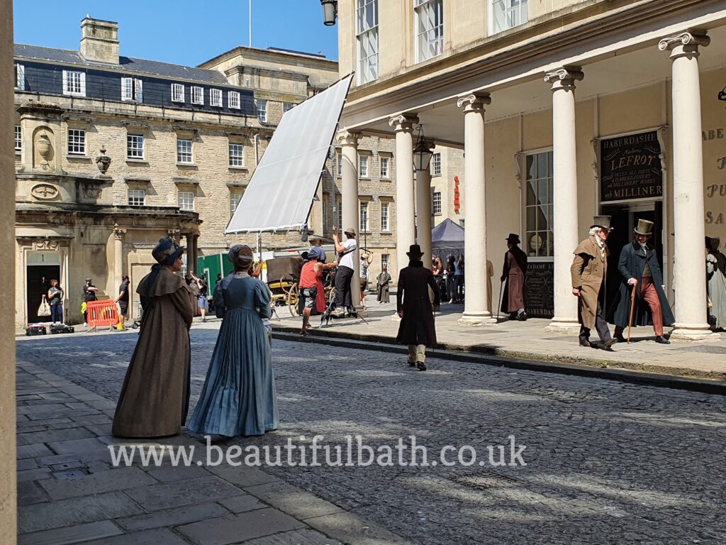 Persuasion filming in Bath
