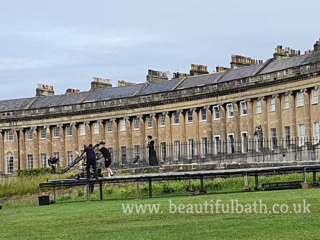 Filming Persuasion on location in Bath
