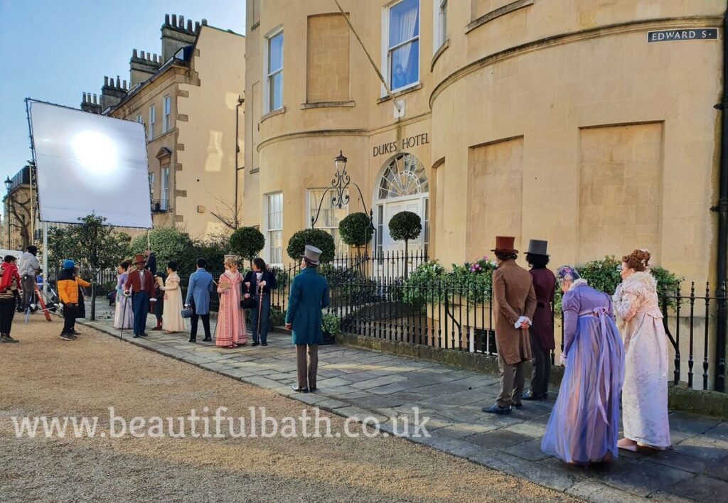 Bridgerton filming in Bath